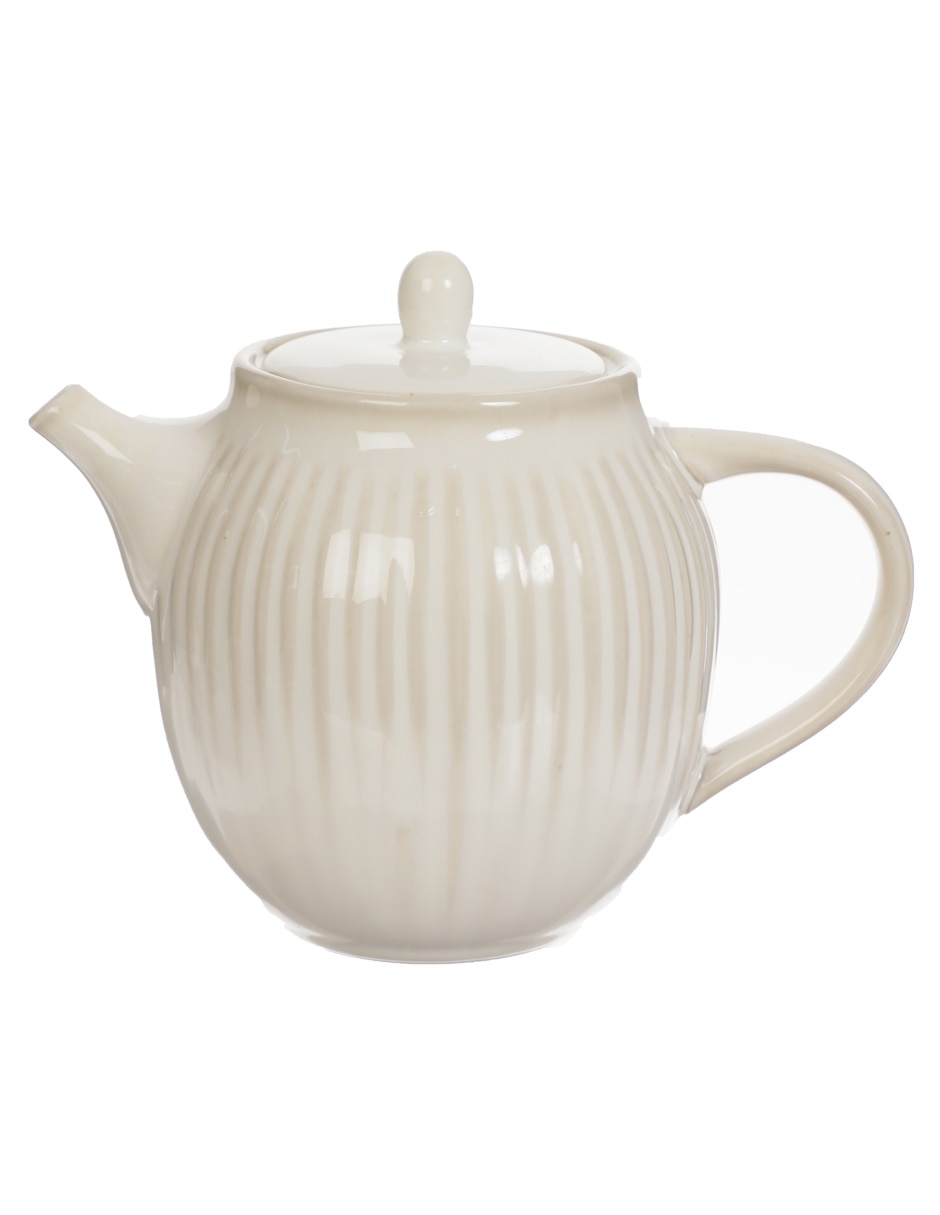 Tetera convencional de porcelana