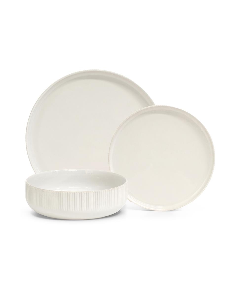 Vajilla cerrada Salt Pepper Brae de cerámica para personas