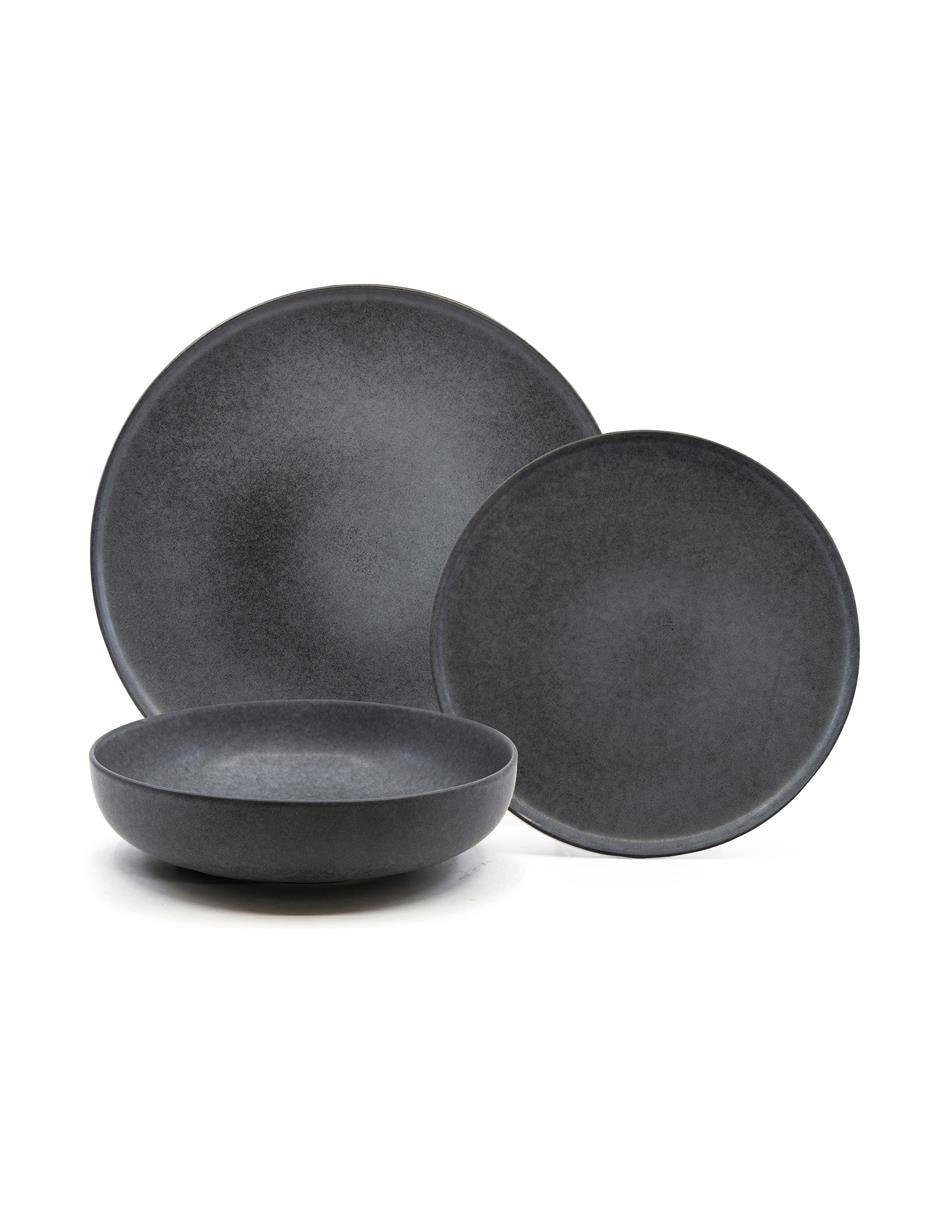 Vajilla cerrada Salt Pepper Hue de cerámica para personas