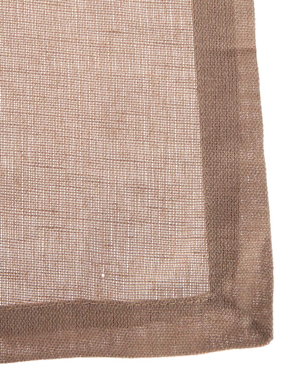 Mantel individual rectangular de lino Roma 2