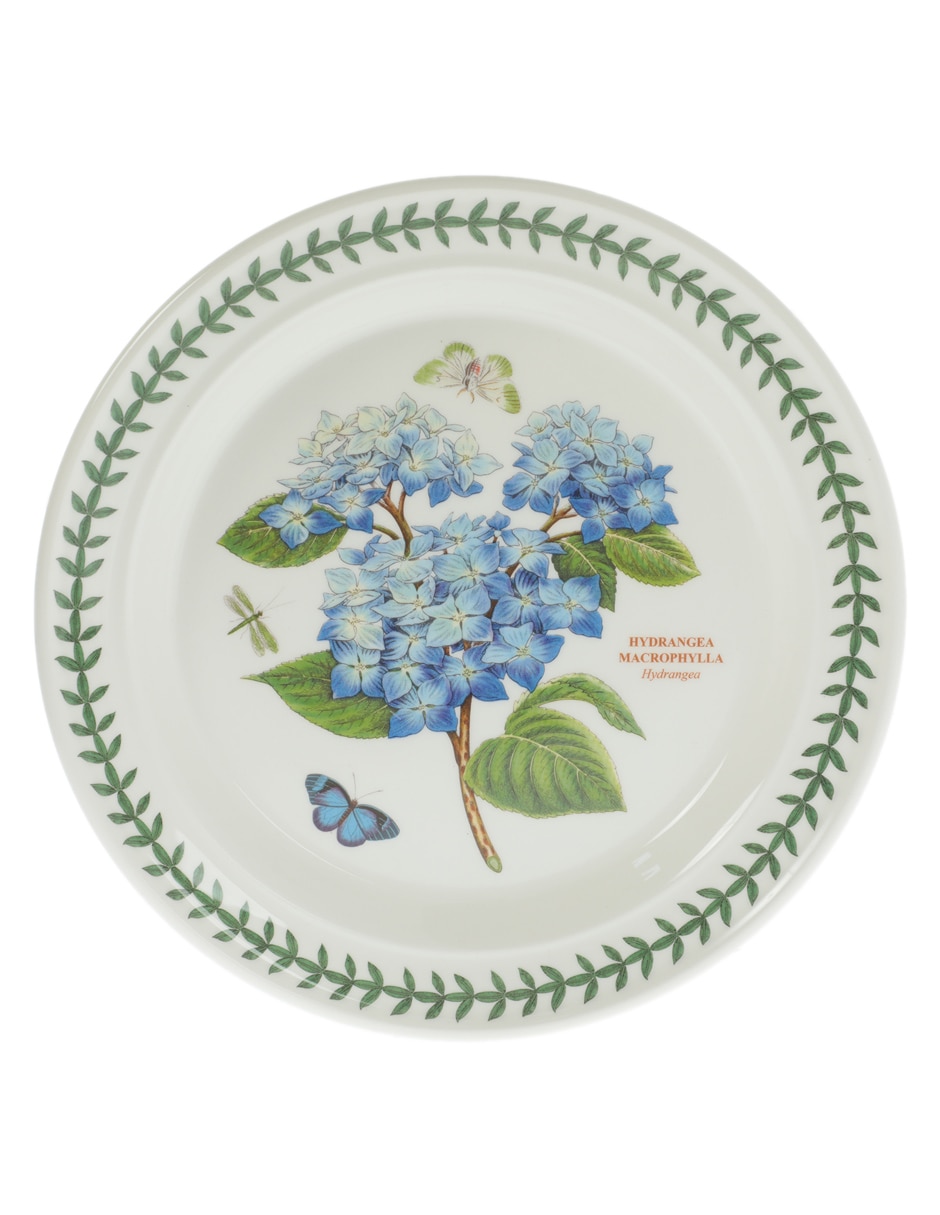 Plato trinche Botanic Garen de porcelana