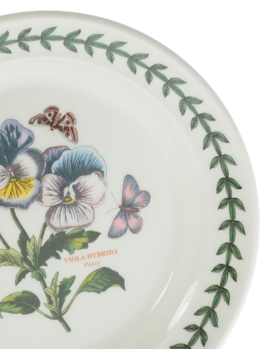 Plato postre Botanic Garden de porcelana 3