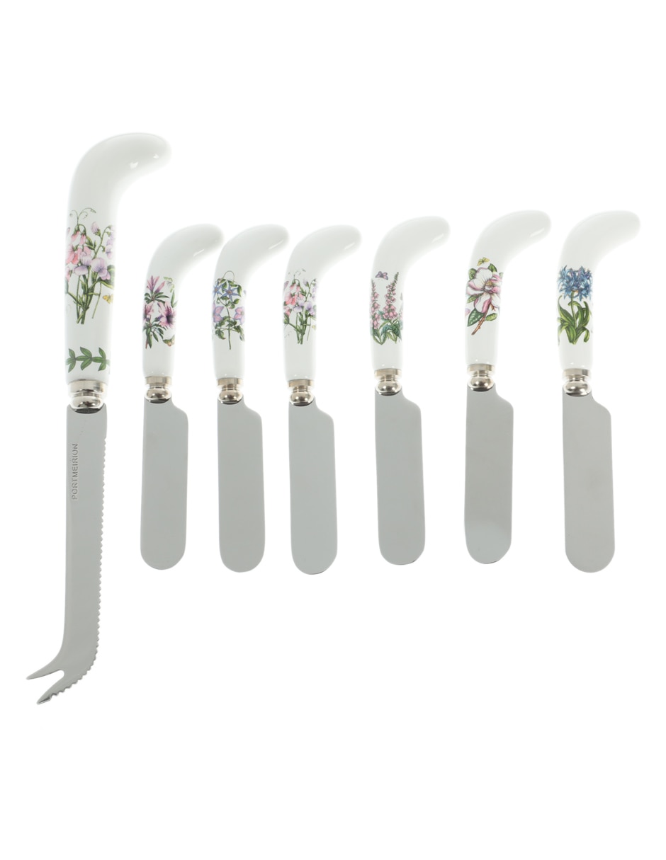 Set de cuchillos para quesos botanic garden 7 piezas