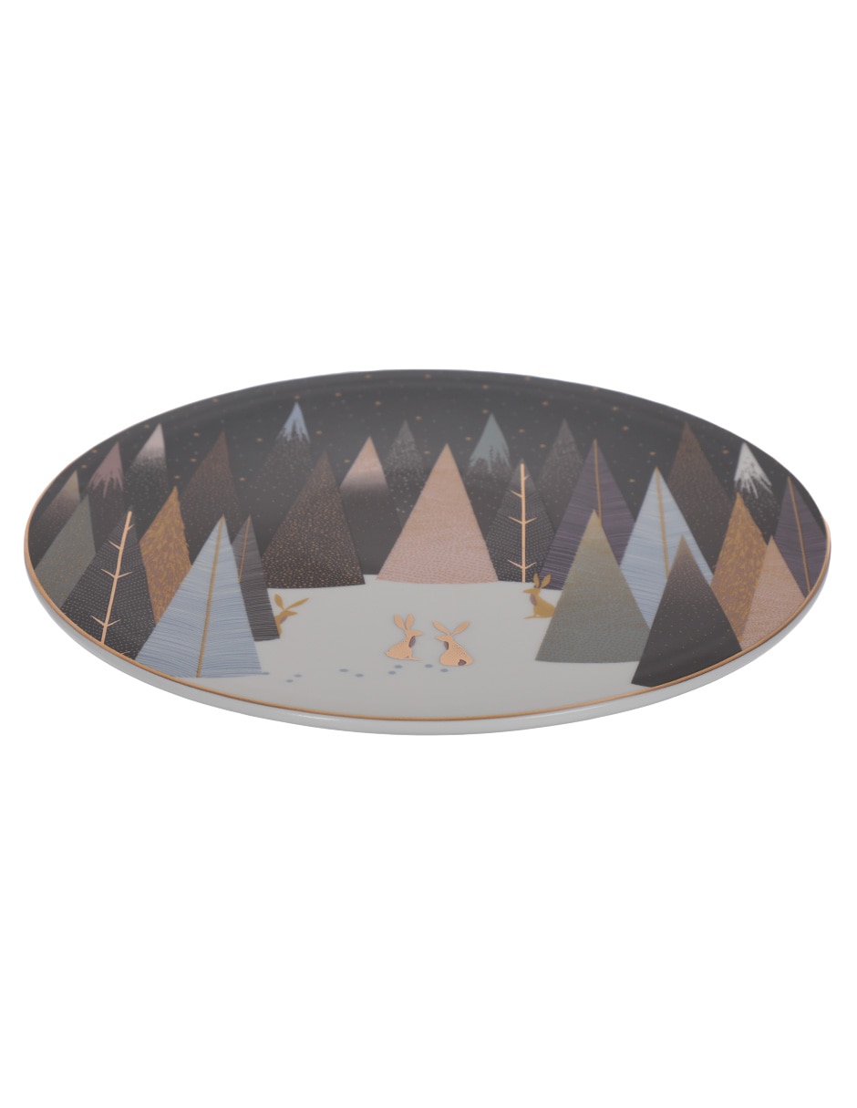Plato trinche Sara Miller de porcelana