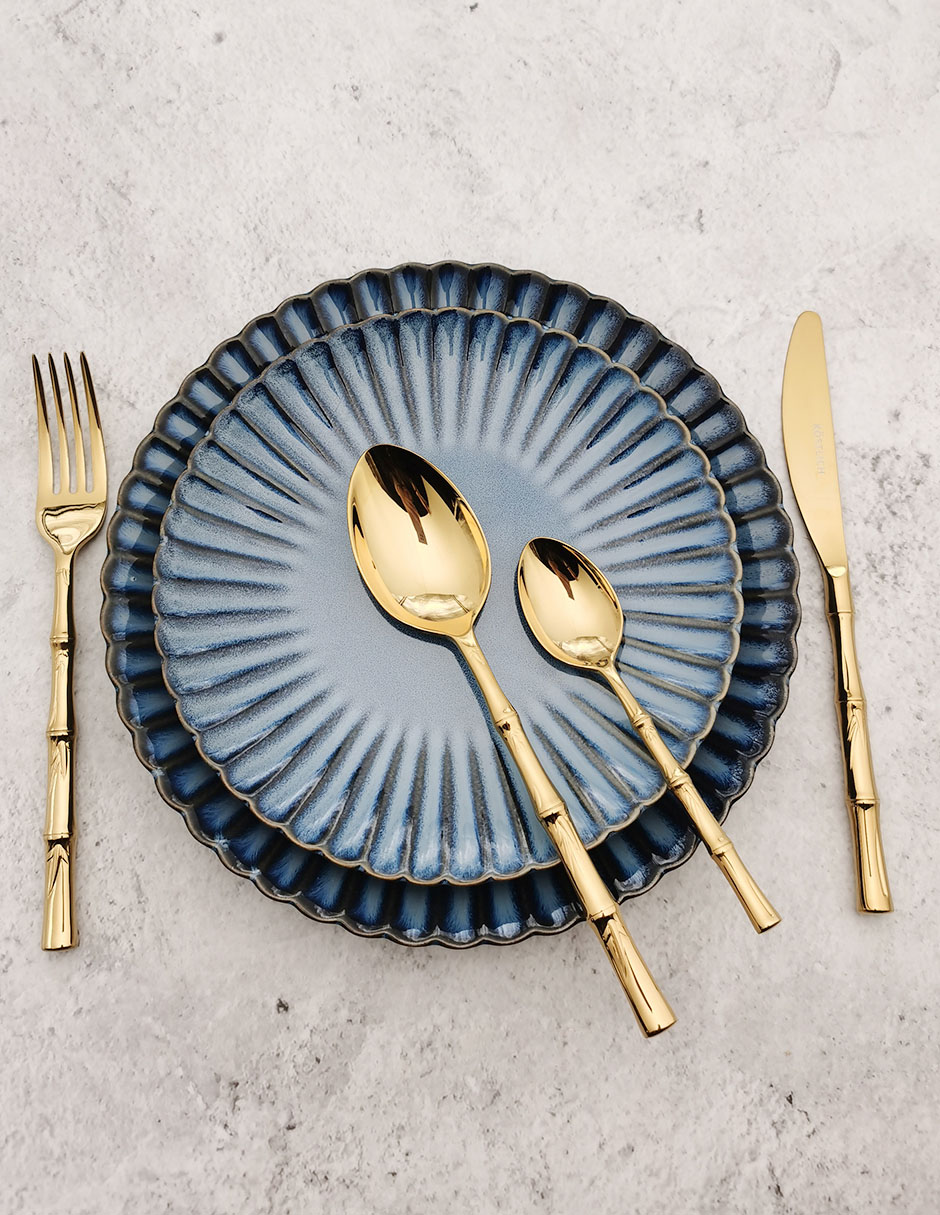 Set cubiertos de acero inoxidable 24 piezas 5