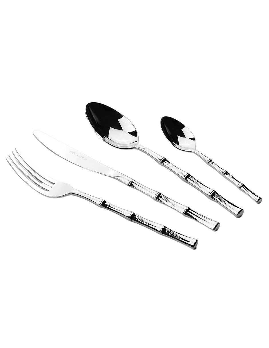 Set cubiertos de acero inoxidable 24 piezas