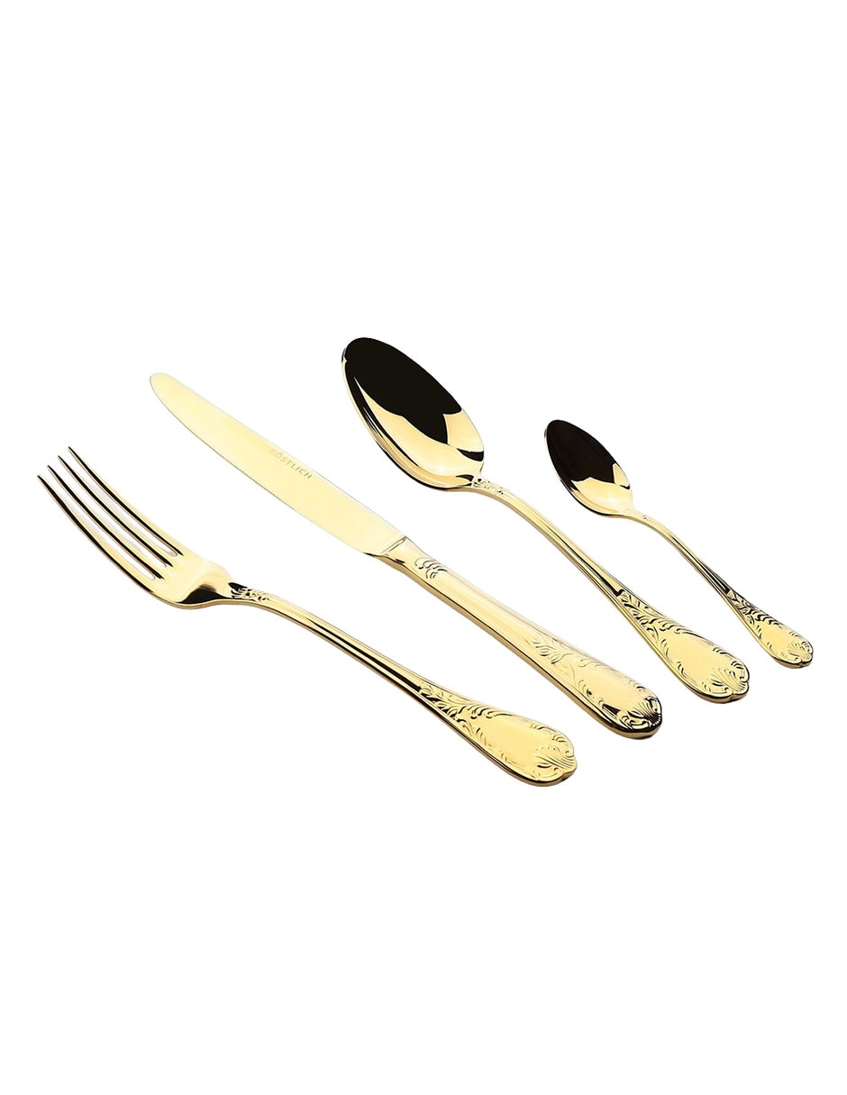 Set cubiertos de acero inoxidable 24 piezas
