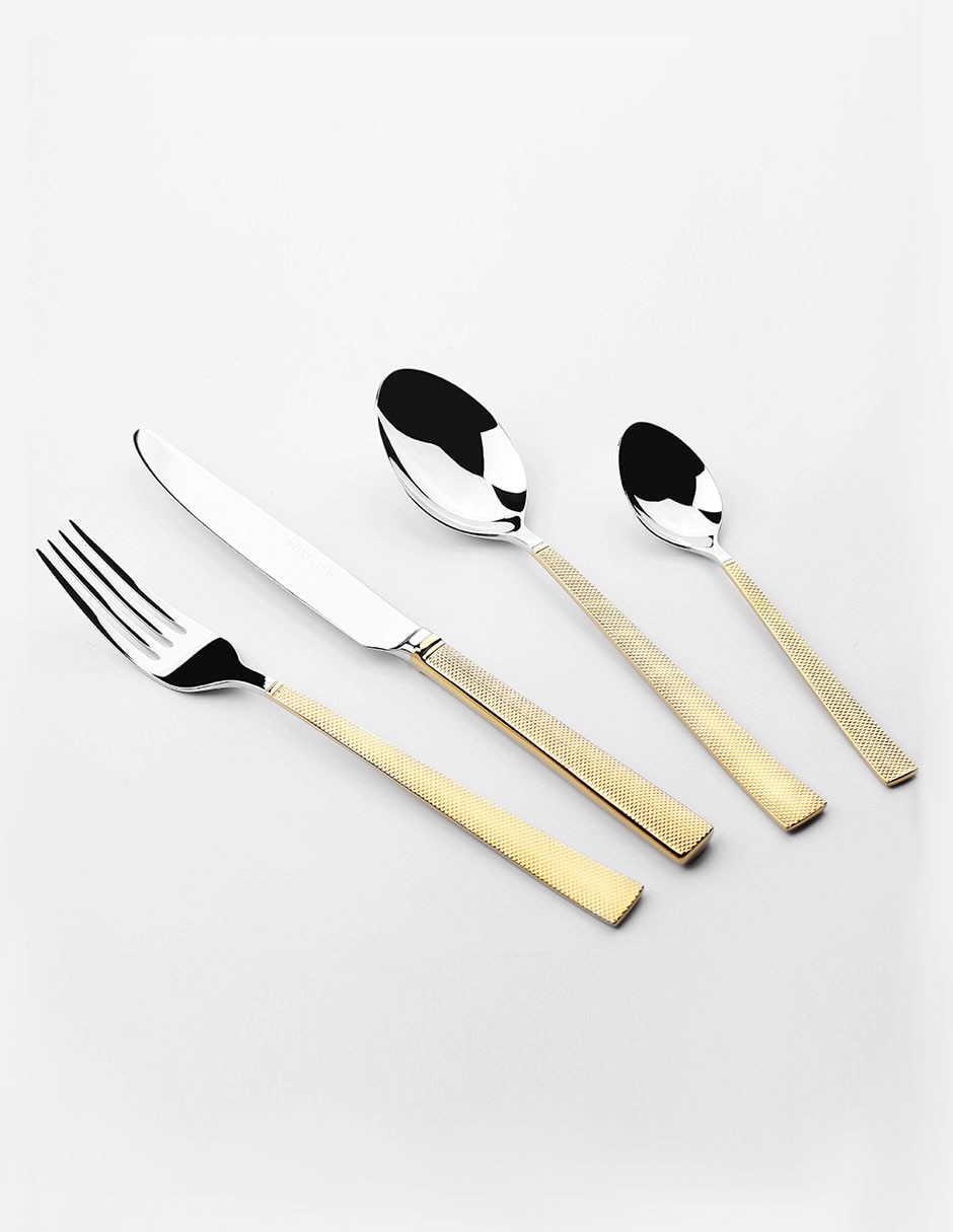 Set cubiertos de acero inoxidable 24 piezas 2