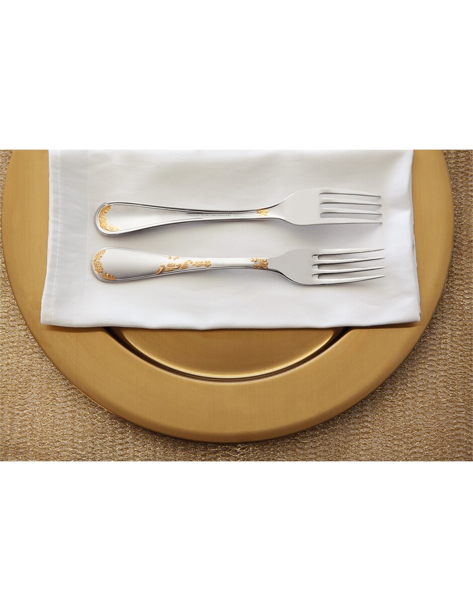 Set cubiertos Renasenca de acero inoxidable 76 piezas 2