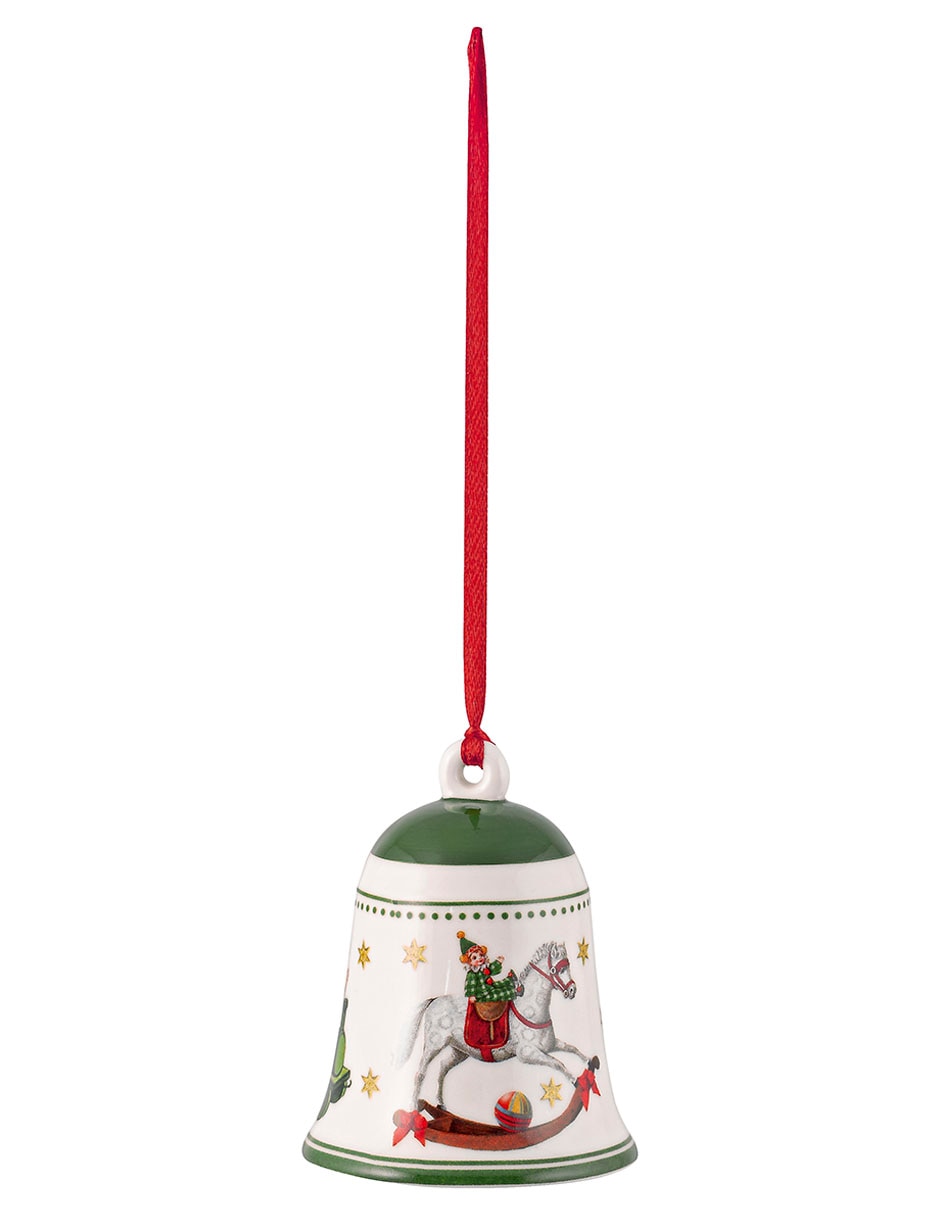 Figura decorativa de campana My Christmas Toy de porcelana 1