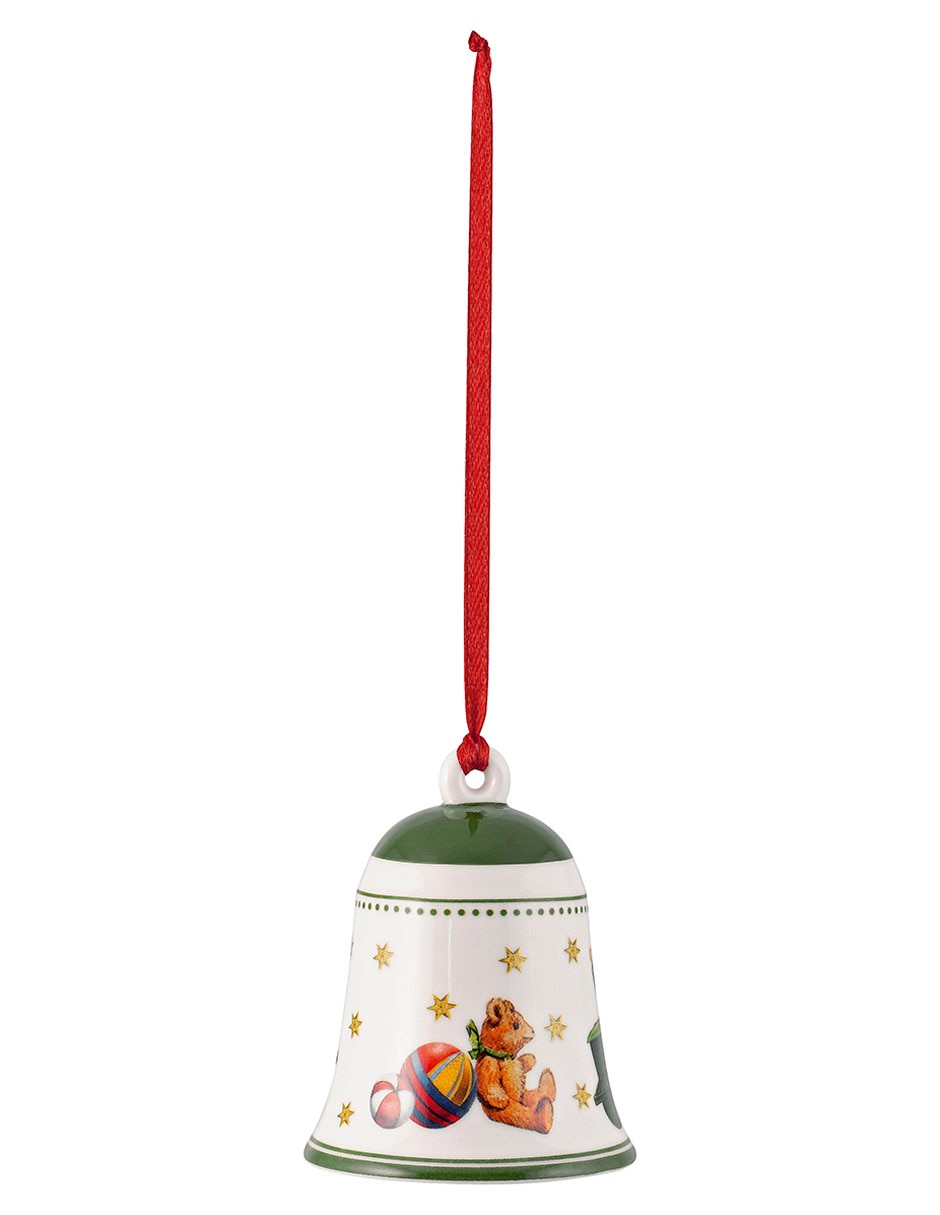 Figura decorativa de campana My Christmas Toy de porcelana