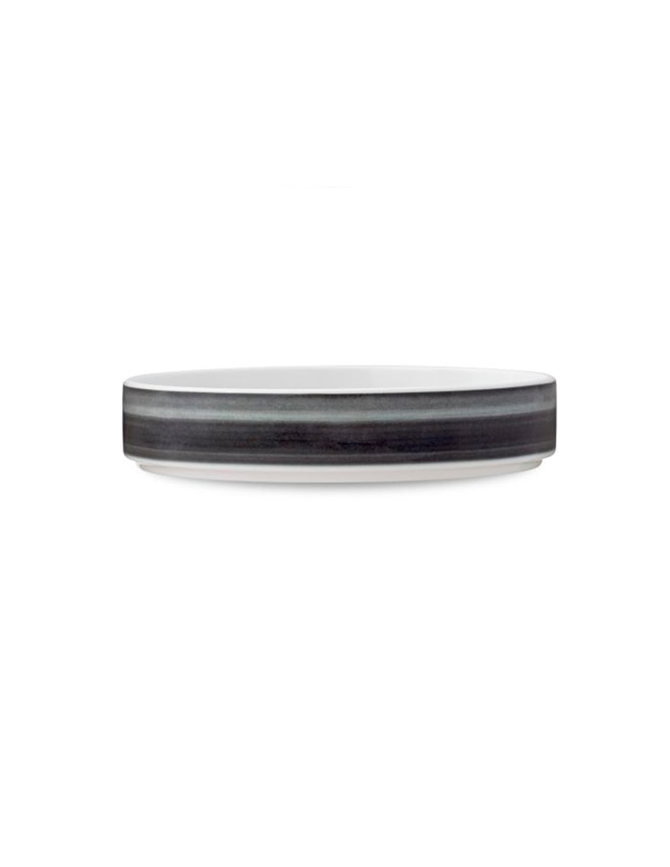 Plato postre Stax Ombre Jet de porcelana 2