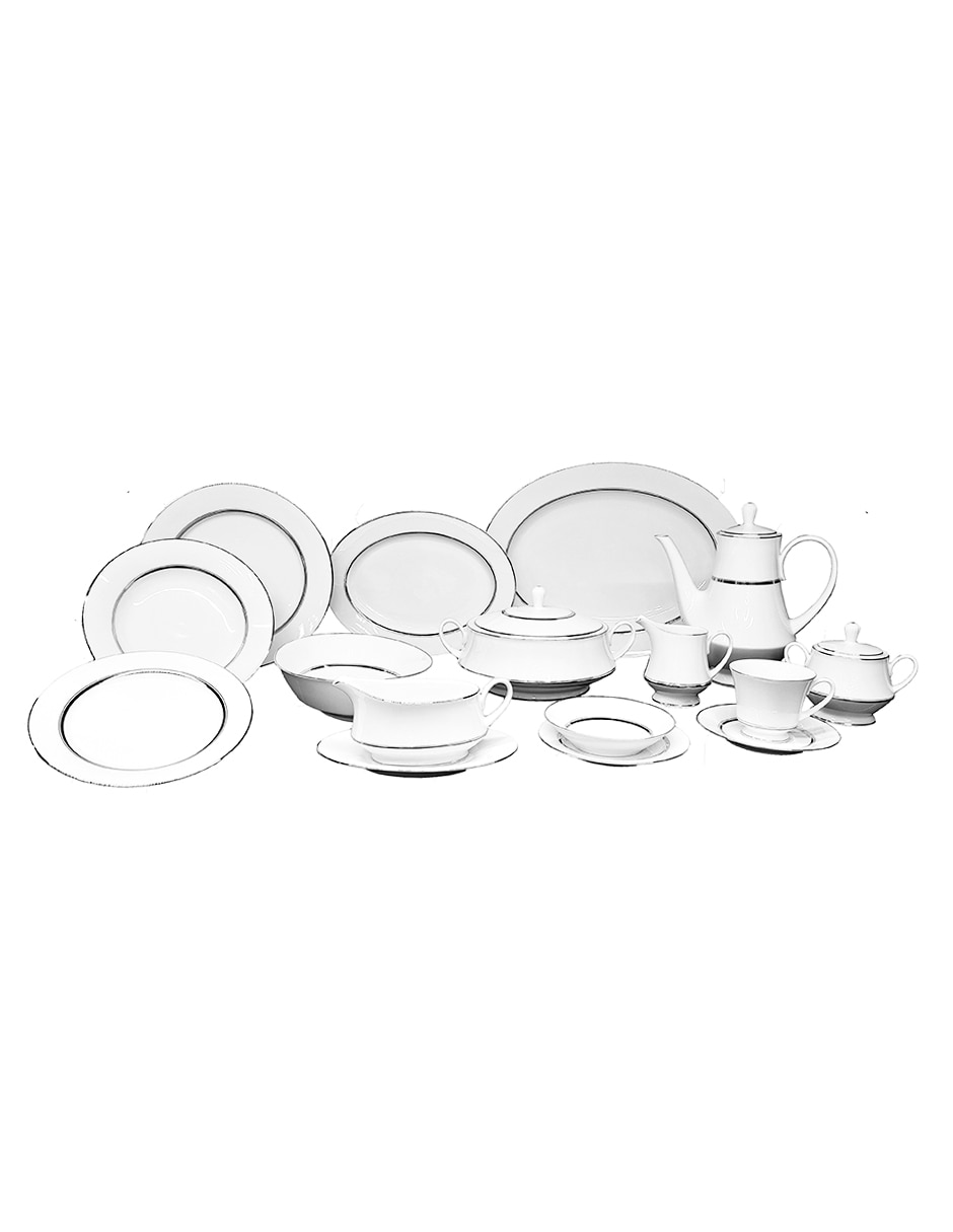 Vajilla Galaxy de porcelana para 12 personas