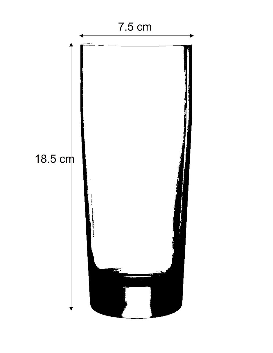Vaso Doble Pack Rims de cristal 4