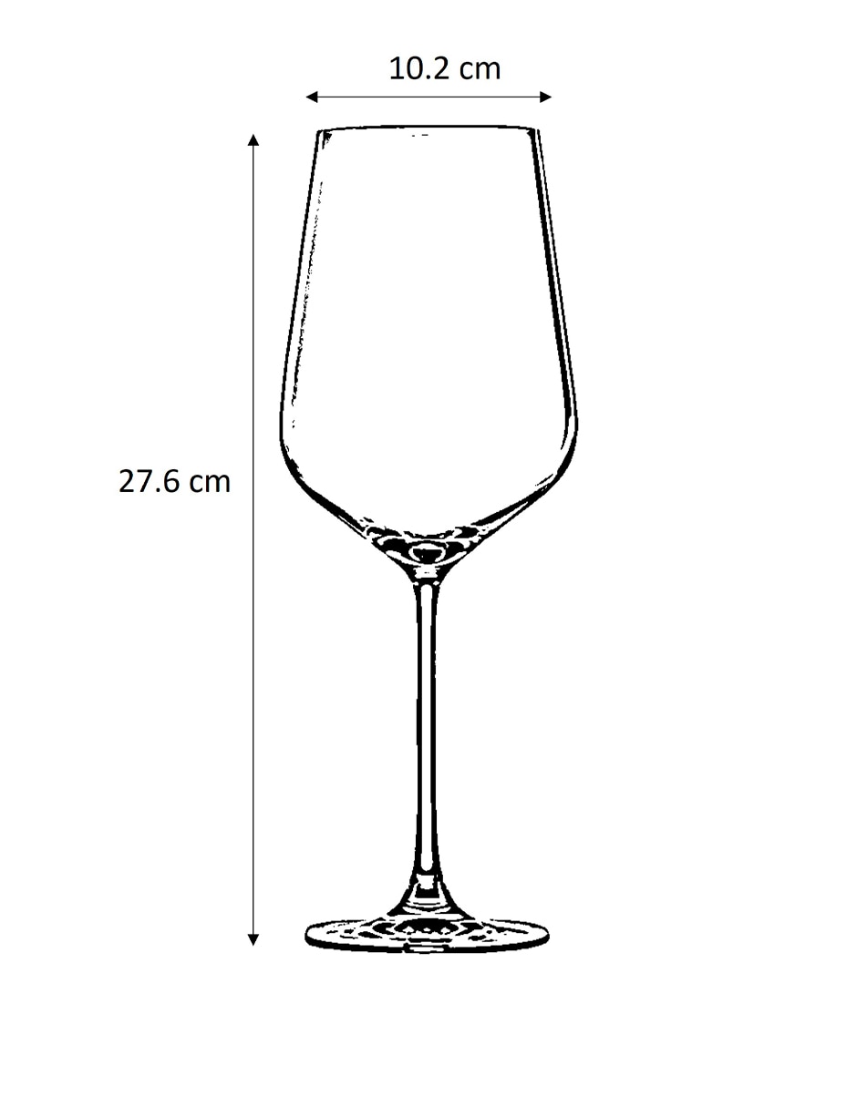 Copa para vino Hong Kong Hip de cristal 5