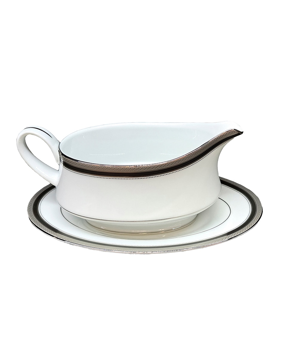 Vajilla Austin Platinum de porcelana para 12 personas 4