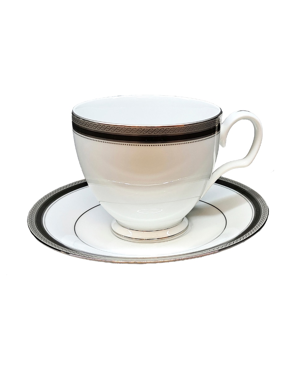 Vajilla Austin Platinum de porcelana para 12 personas 6