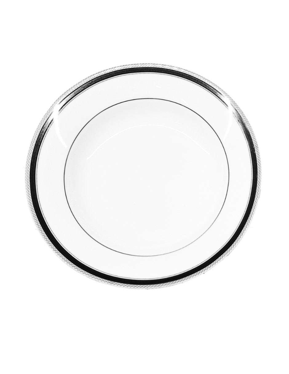 Vajilla Austin Platinum de porcelana para 12 personas 10