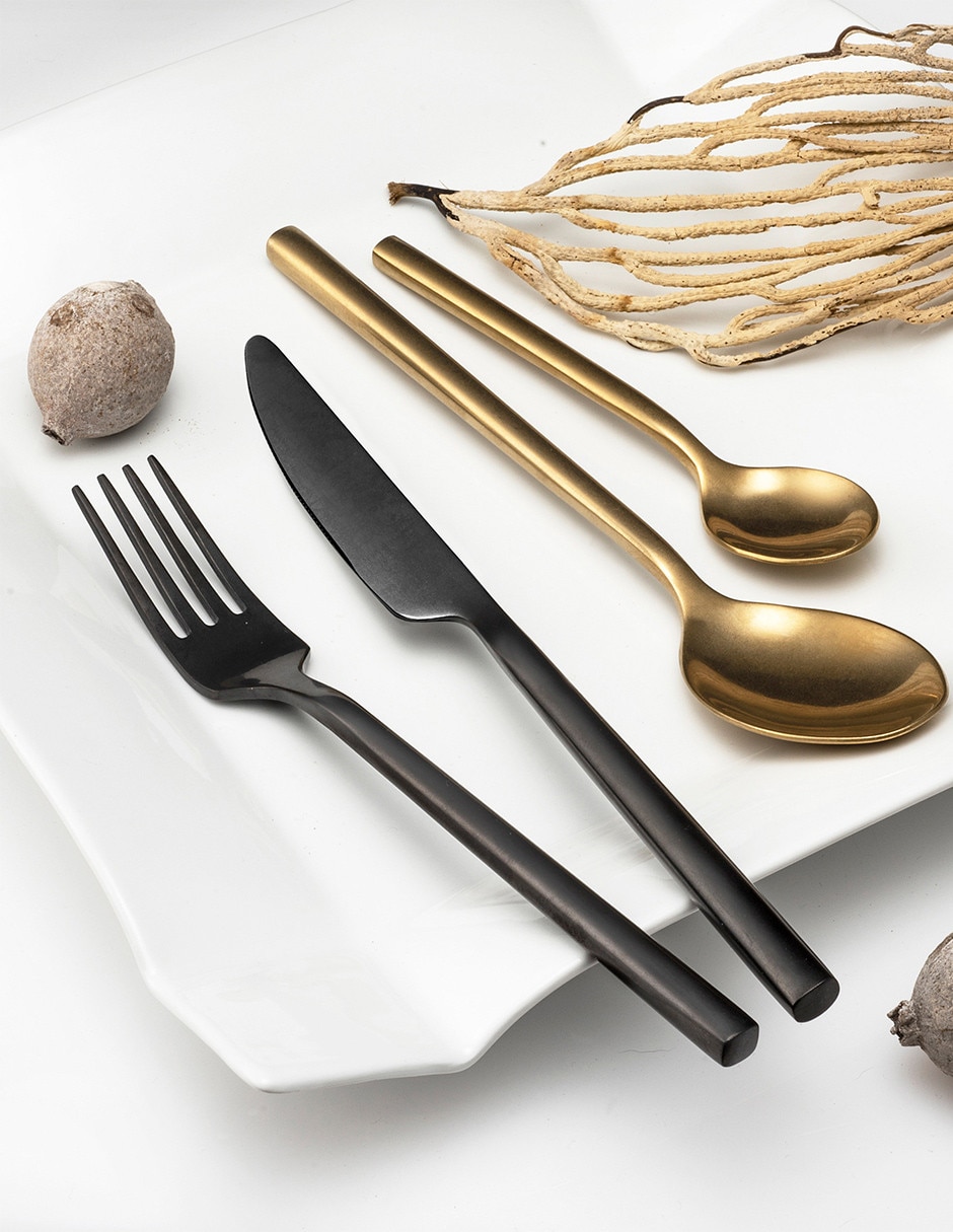 Set cubiertos Diploma de acero inoxidable 16 piezas 3