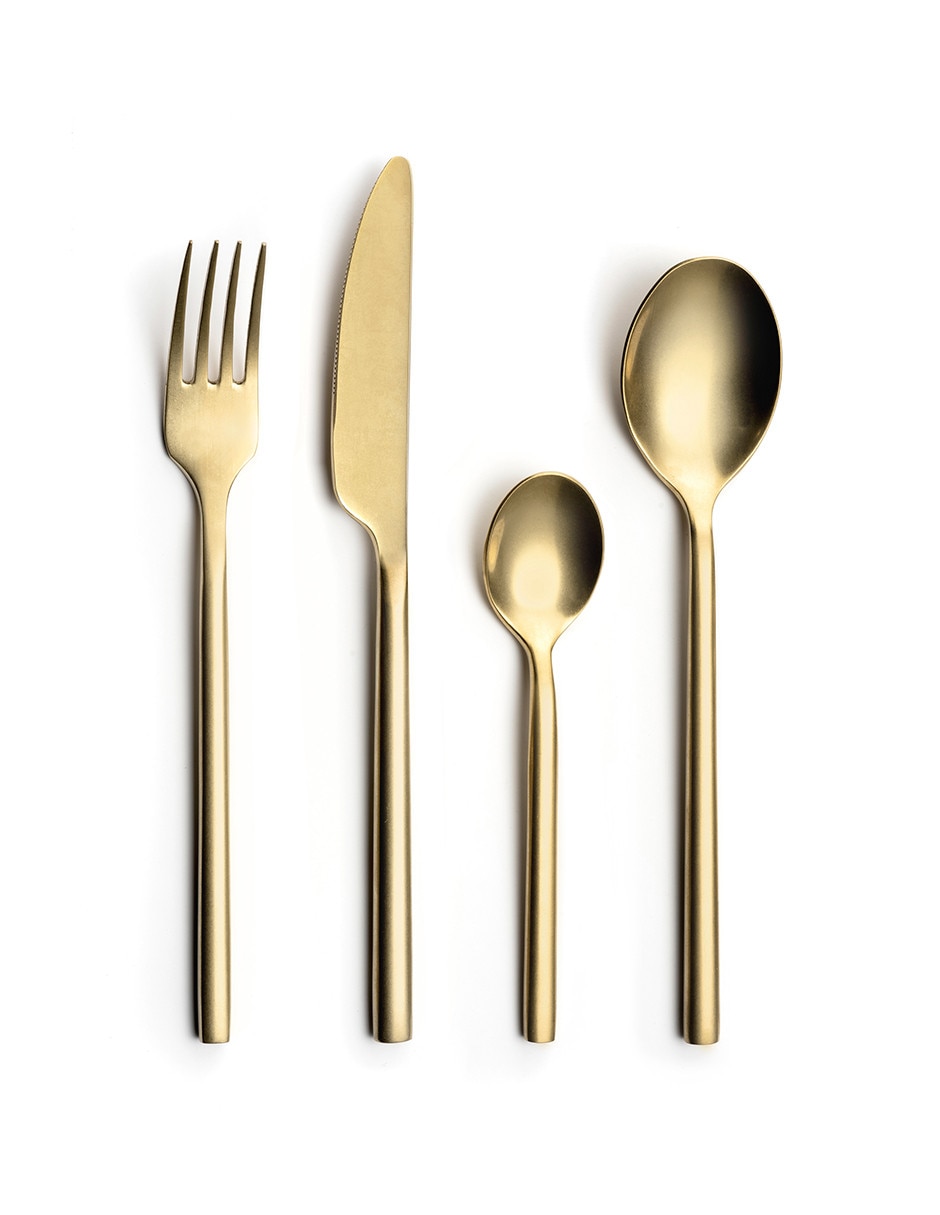 Set cubiertos Dallas de acero inoxidable 16 piezas