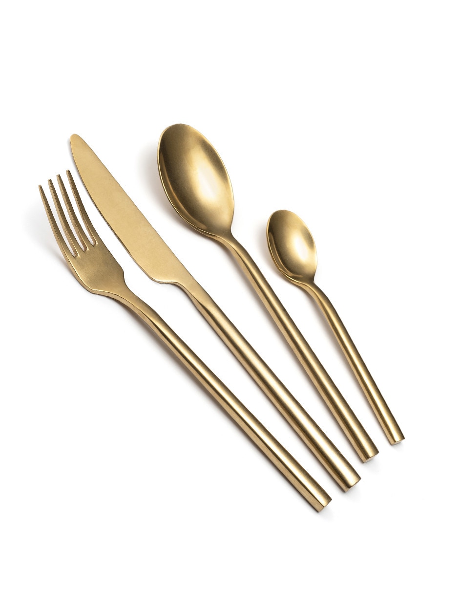 Set cubiertos Dallas de acero inoxidable 16 piezas 2