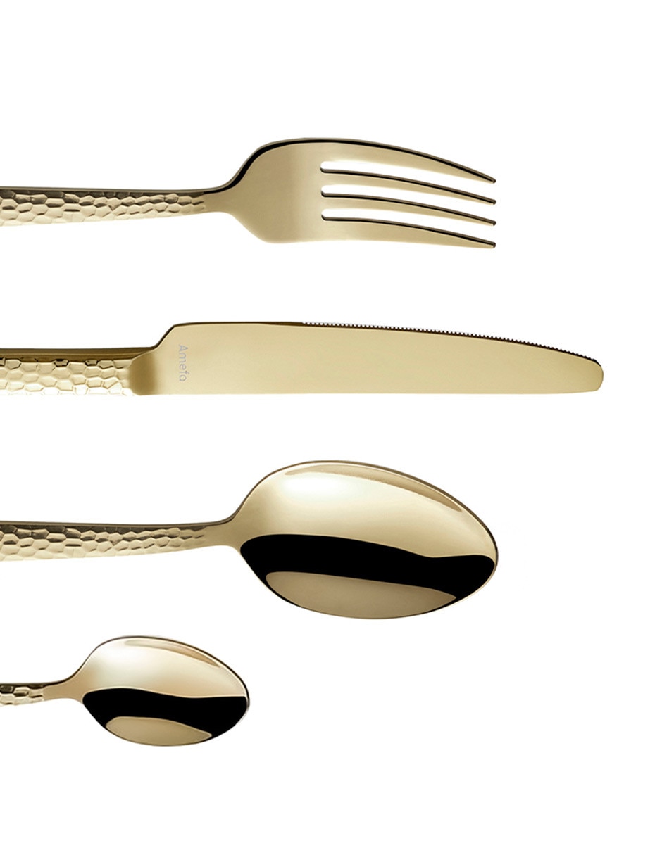 Set cubiertos Felicity de acero inoxidable 24 piezas 2