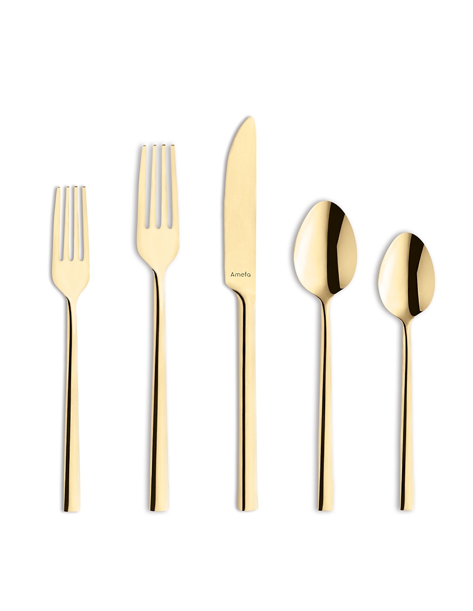 Set cubiertos Dallas de acero inoxidable 20 piezas