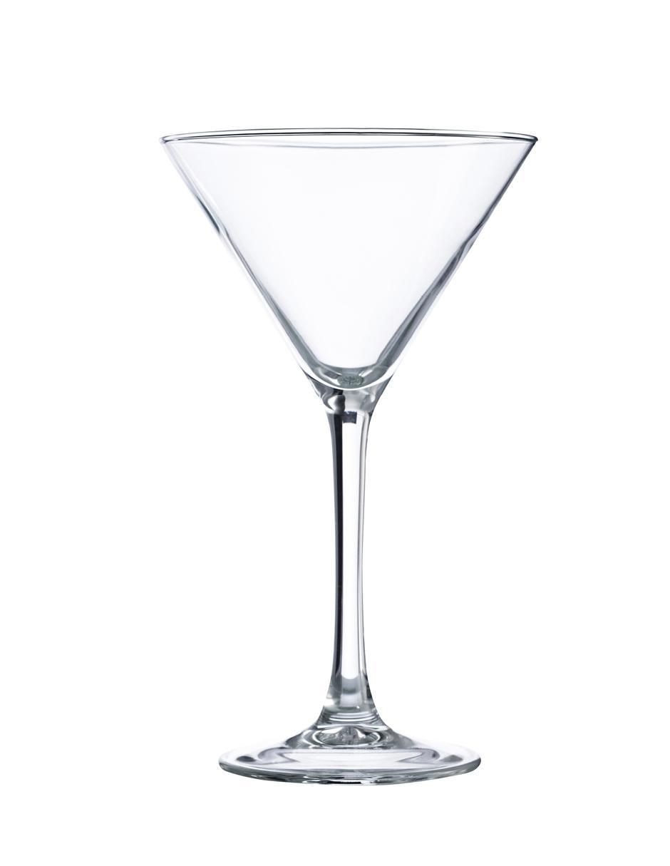 Set de copas para martini de cristal 4