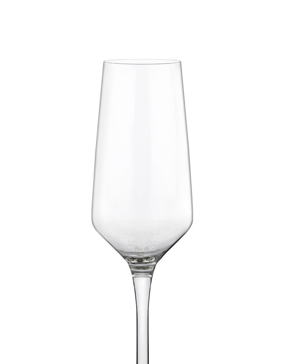 Set de copas para champán de cristal 2