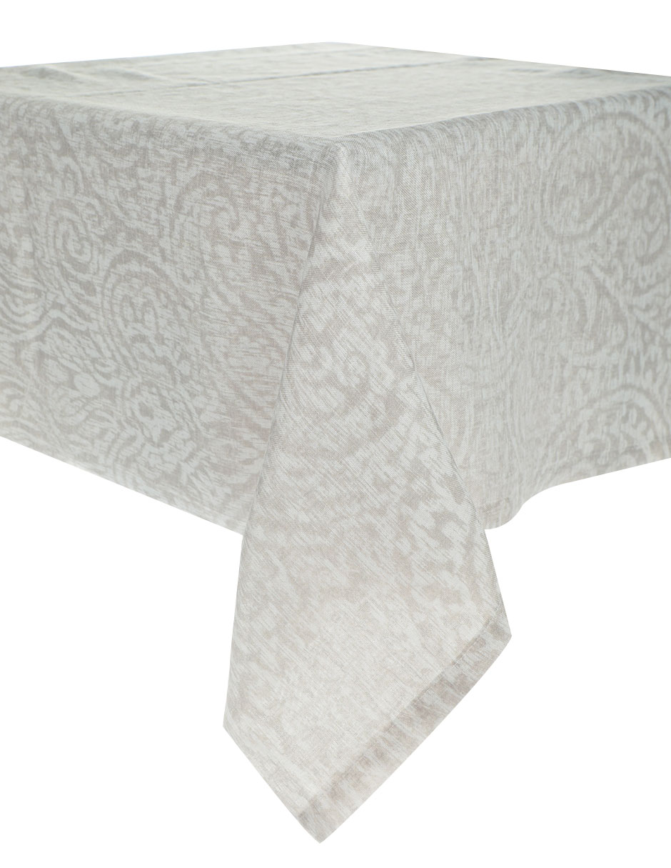 Mantel rectangular de lino Liverpool