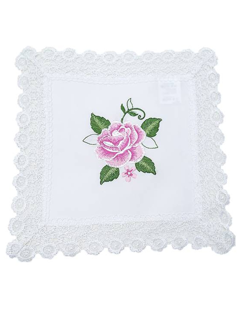 Carpeta cuadrado de poliéster Rosas 3