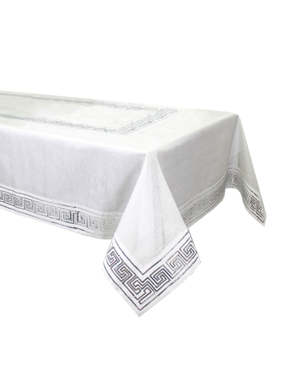 Mantel rectangular de poliéster Cristina