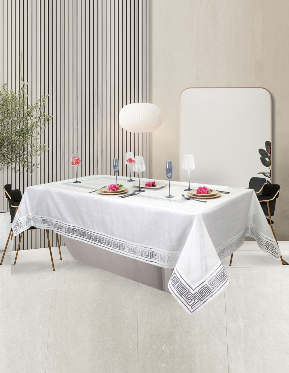 Mantel rectangular de poliéster Cristina 3