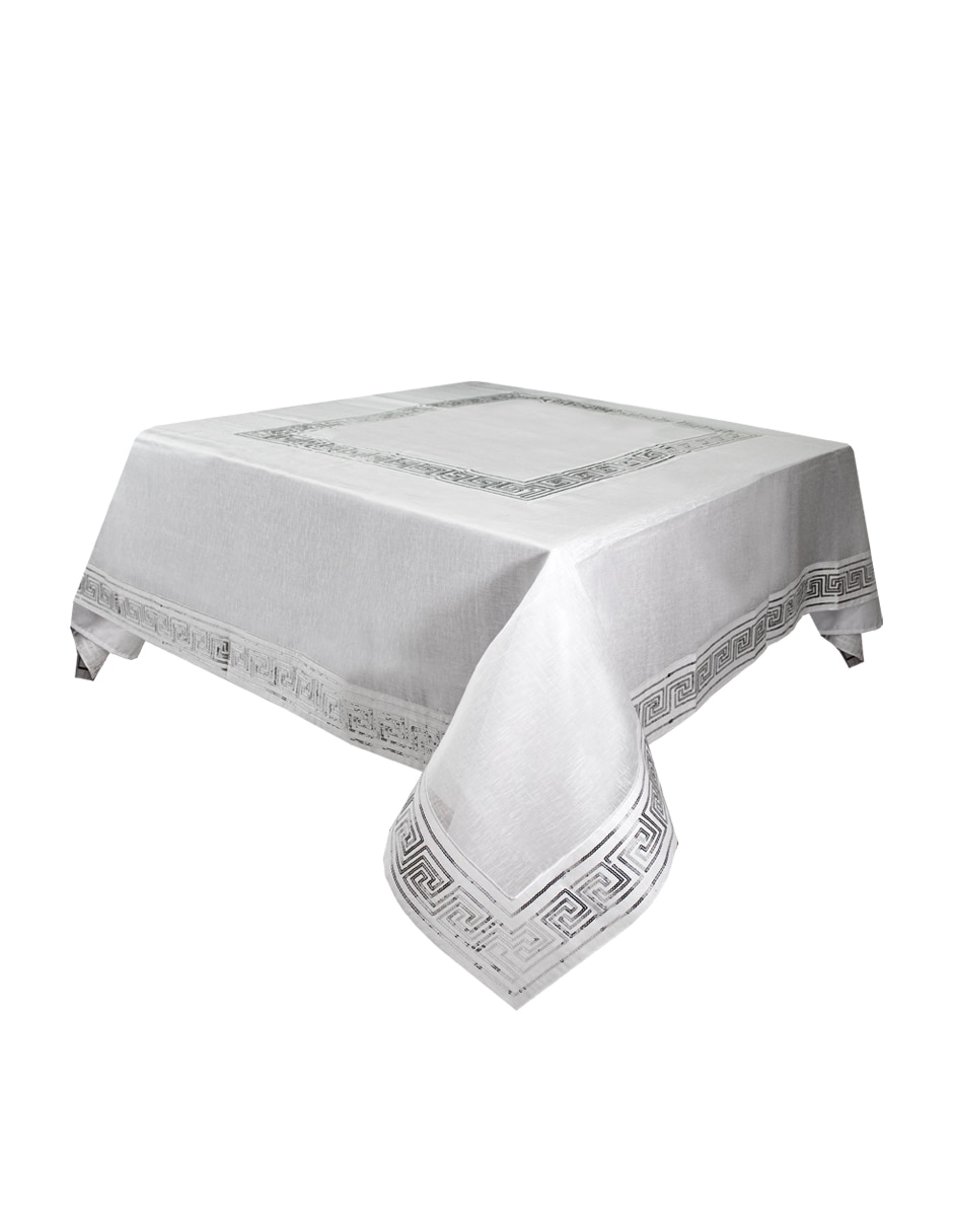 Mantel cuadrado de poliéster Cristina