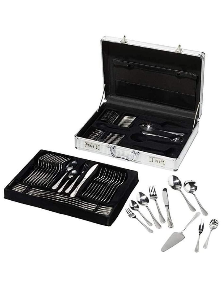 Set cubiertos Krïeger de acero inoxidable 75 piezas 8