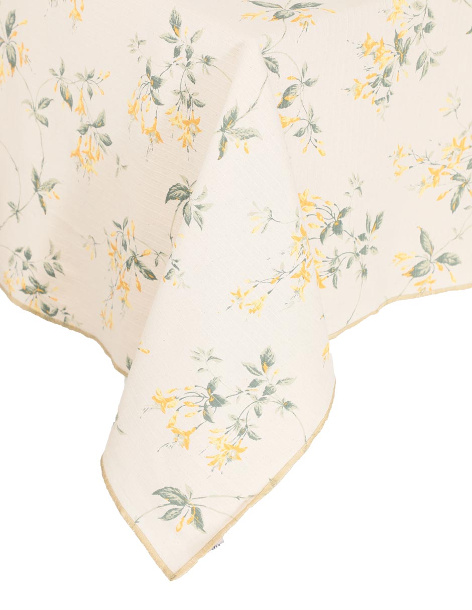 Mantel rectangular de algodón Blossom