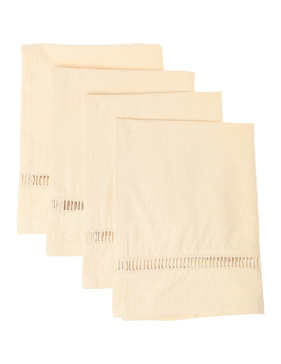 Set mantel individual rectangular de algodón