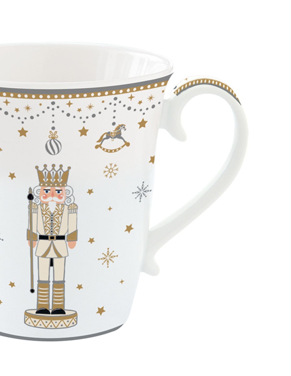 Set de tazas americanas navideñas Royal Nutcracker 2 piezas 2