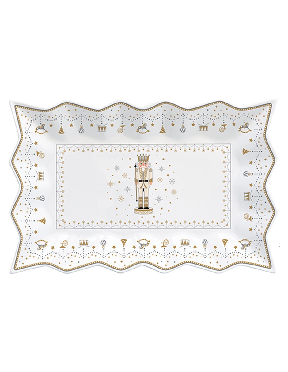 Charola multiusos Royal Nutcracker de porcelana