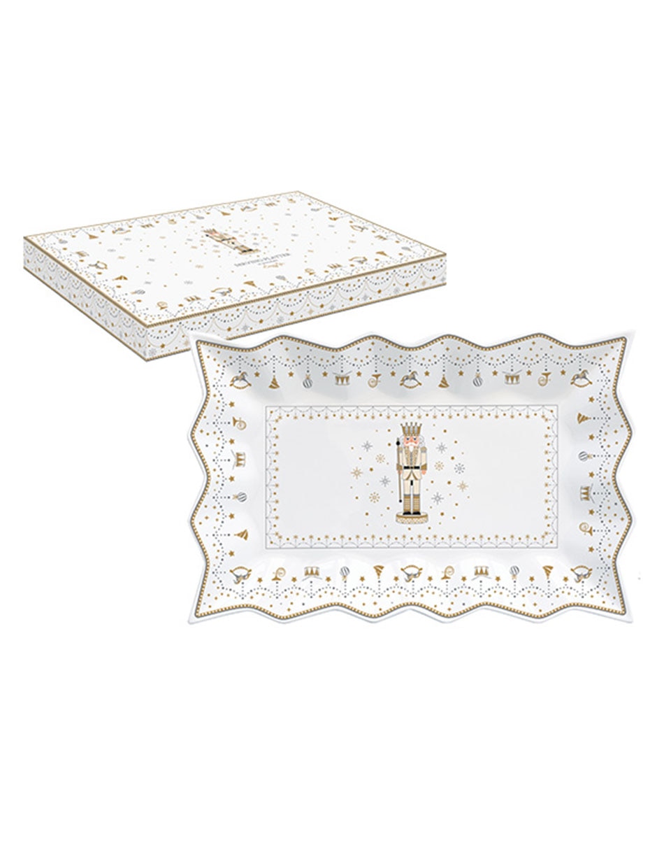 Charola multiusos Royal Nutcracker de porcelana 2