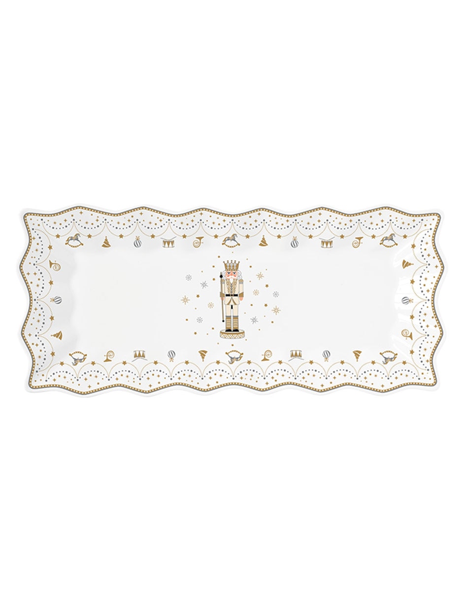 Charola multiusos Royal Nutcracker de porcelana 1
