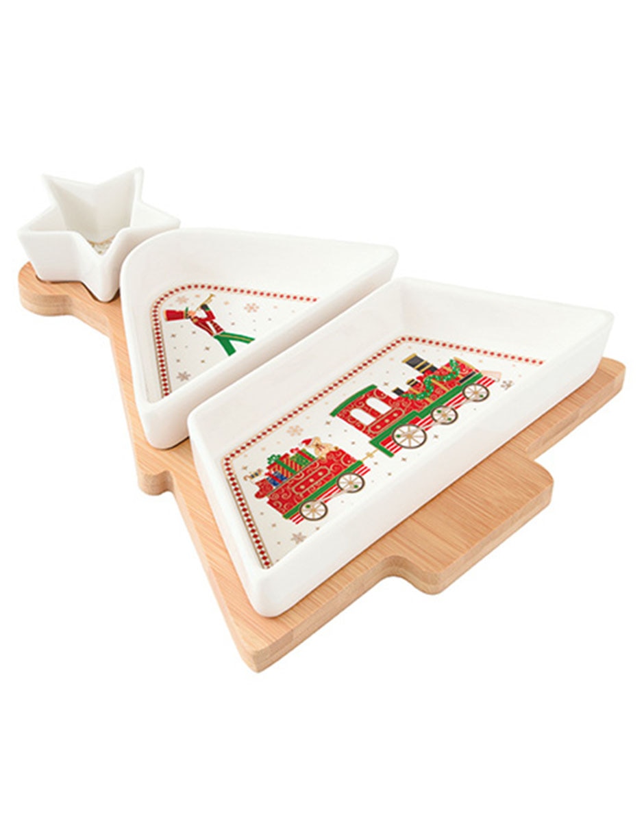 Set botanero Polar Express de Porcelana