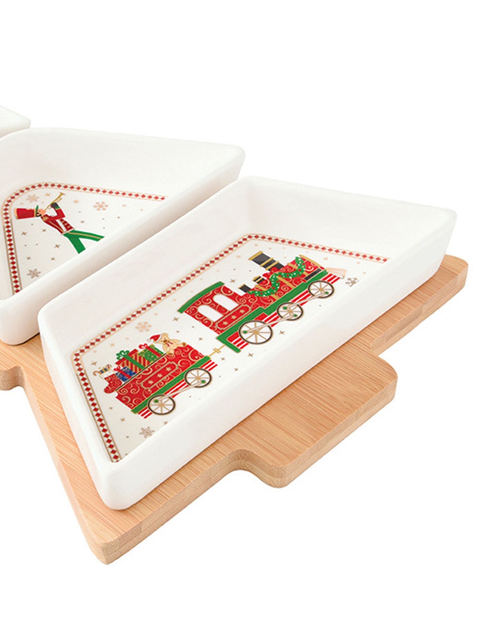 Set botanero Polar Express de Porcelana 2