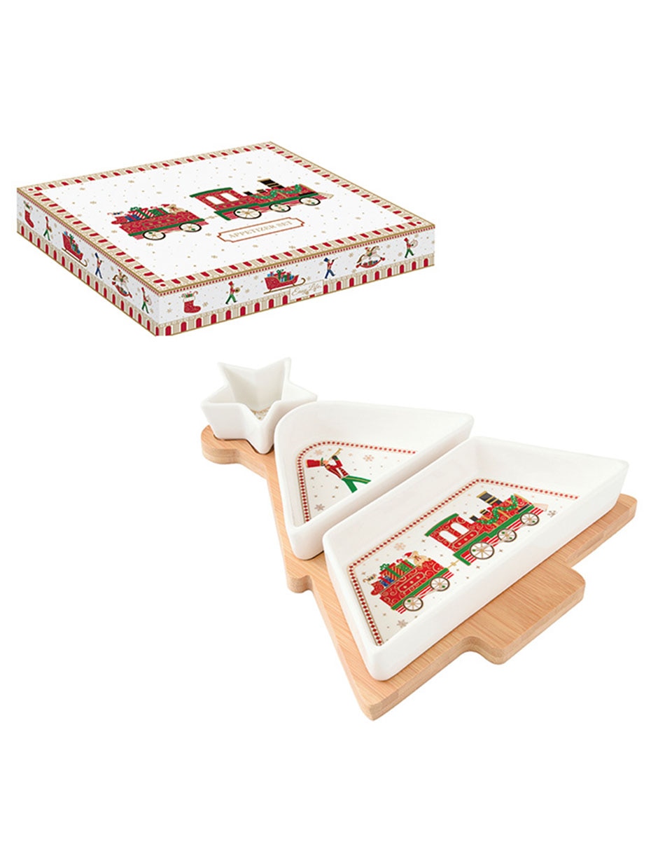Set botanero Polar Express de Porcelana 3