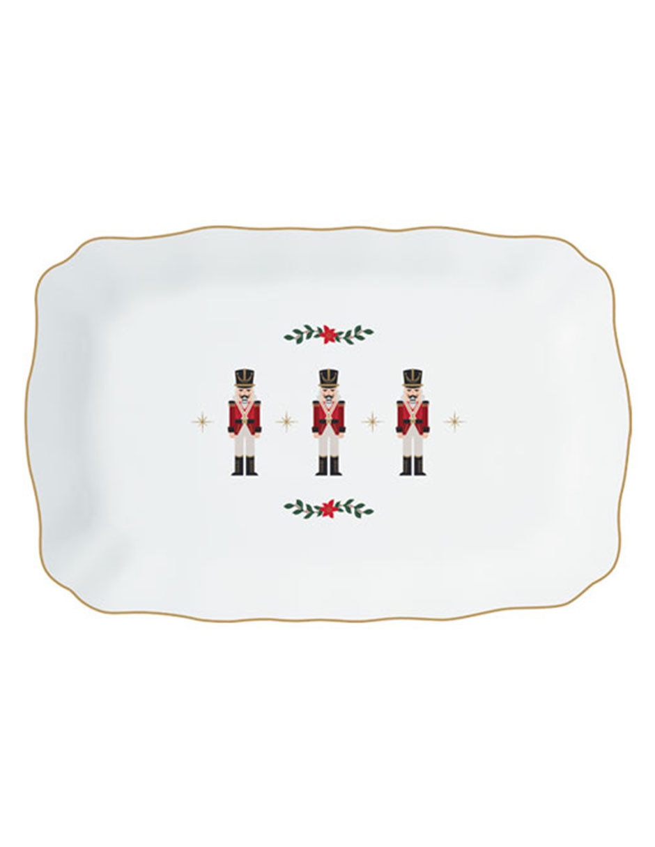 Charola multiusos Nutcraker de porcelana 1