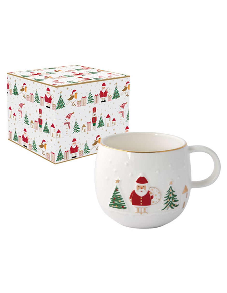 Taza navideña americana Let It Snow 4
