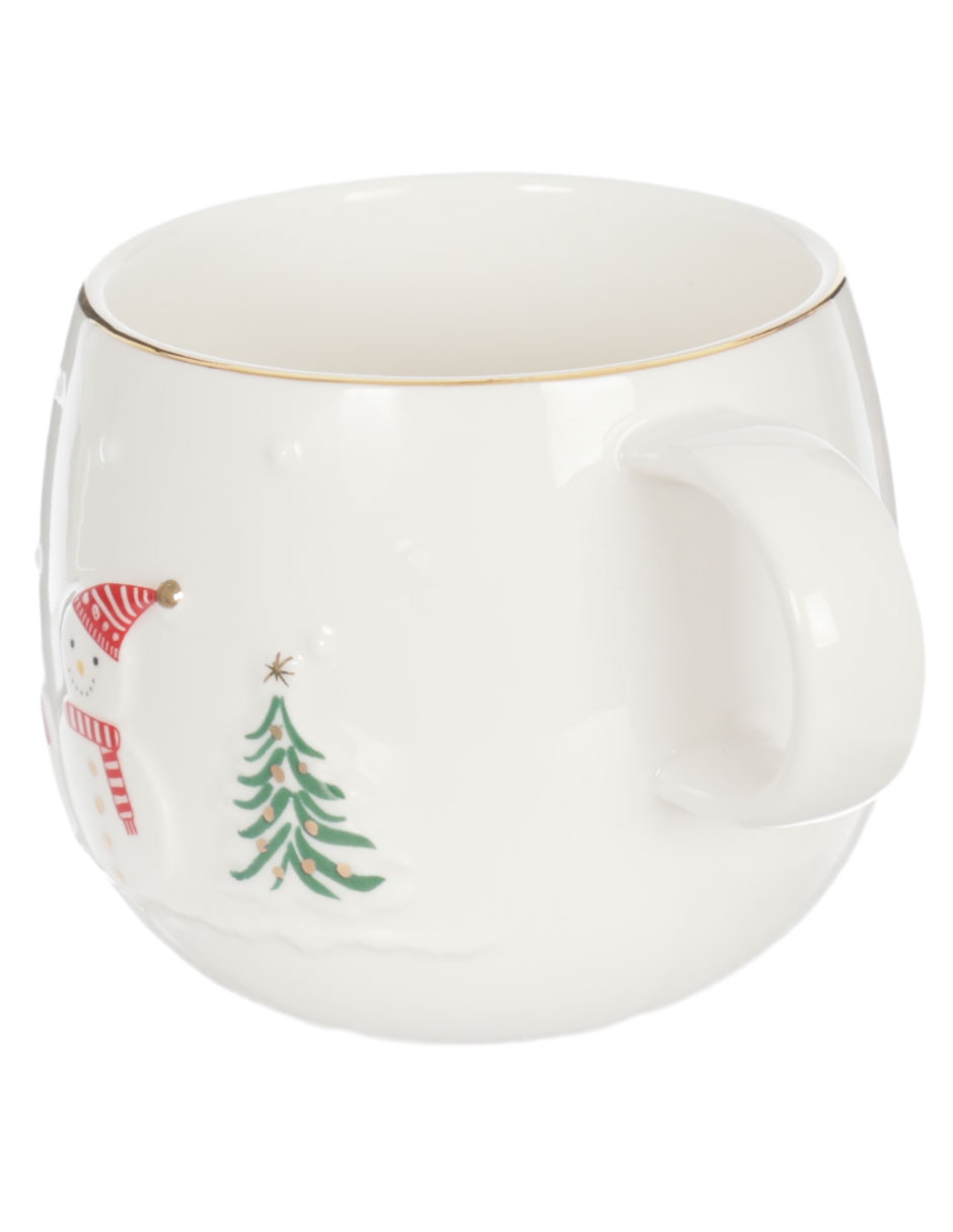Taza navideña americana Let It Snow 4