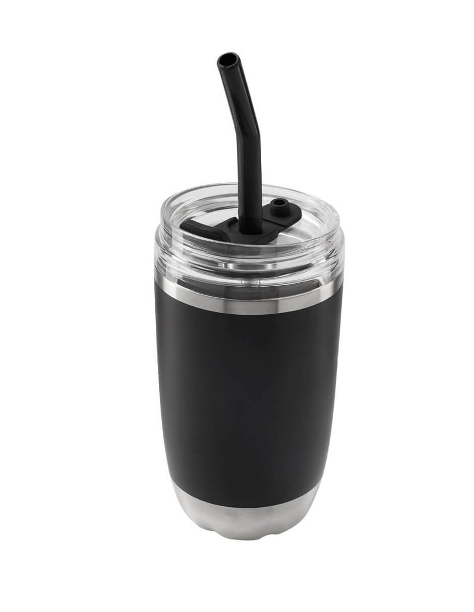 Termo doble pared de acero inoxidable con tapa push pull 470 ml Termo doble pared de acero inoxidable con tapa push pull 470 ml