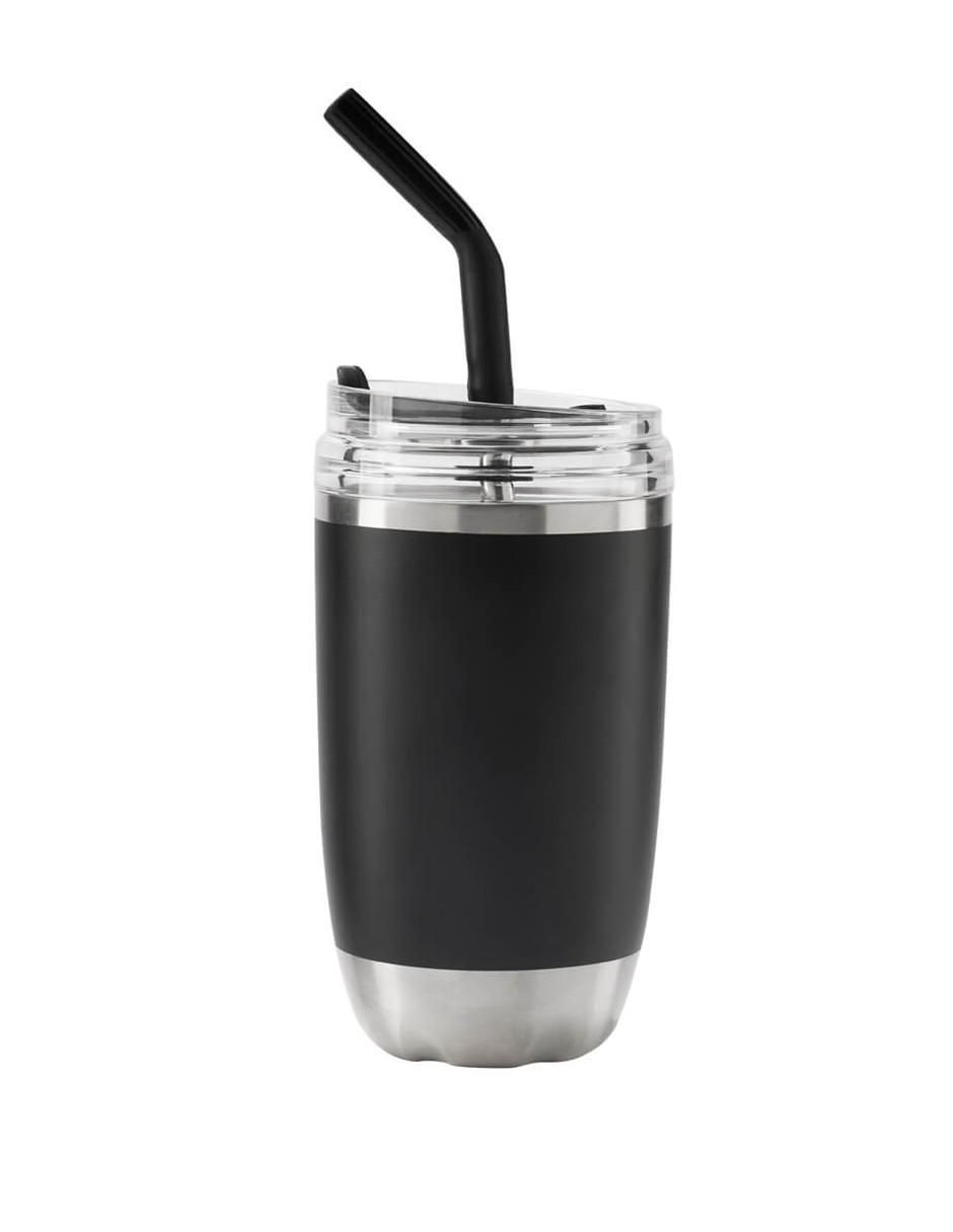 Termo doble pared de acero inoxidable con tapa push pull 470 ml 2