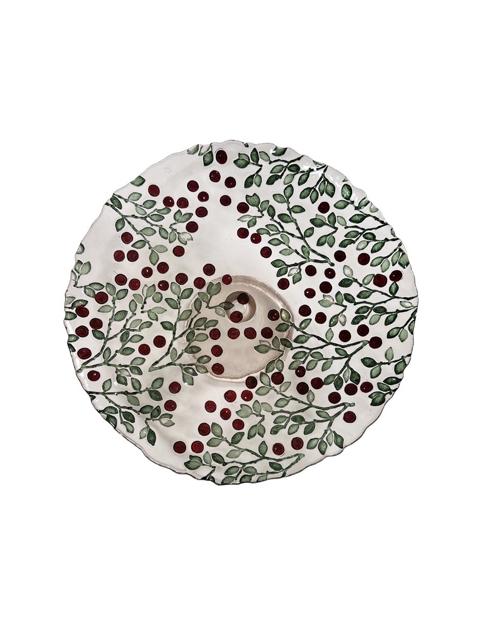 Platón navideño Berry 3